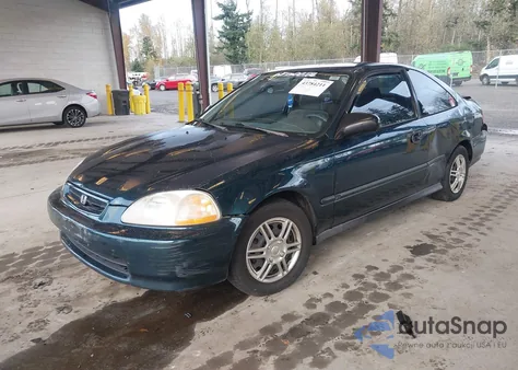 1997 Honda Civic Dx from USA, damaged, VIN 1HGEJ622XVL089166